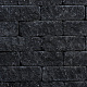 Restpartij Schagen: Splitrocks 11x13x32 cm Getrommeld Antraciet