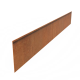 Stalen Kantopsluiting Corten Staal Geplet 230x0.2x29 cm