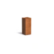 Plantenbak Carrez met bodem cortenstaal 40x40x100 cm