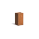 Plantenbak Carrez met bodem cortenstaal 50x50x100 cm
