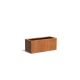 Plantenbak Carrez met bodem cortenstaal 120x50x50 cm
