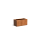 Plantenbak Carrez met bodem cortenstaal 100x50x50 cm
