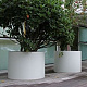 Plantenbak Circum met bodem aluminium Ø100x80 cm
