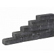 Pilestone Line 40x15x10 cm Coal