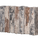 Splitton Palissade 50x12x12 cm Kilimanjaro