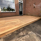 9103 hardhouten vlonderplank 2 5x14 5 cm 1 zijde glad 1 zijde anti slip profiel 145731