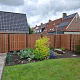 9246 hardhouten privacy tuinscherm 17 planks recht verticaal 180x180 cm tbv betonsysteem  497065