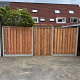 Red Wood Tuindeur Geschaafd op stalen frame 120x195 cm