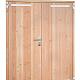 Douglas Dubbele dichte deur incl. beslag 168x201 cm, onbehandeld