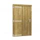 Douglas dichte deur incl. kozijn extra breed 110 x 214,5 cm., linksdraaiend, groen geïmpregneerd