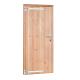 Douglas enkele dichte deur incl. kozijn, 90 x 201 cm., linksdraaiend, kleurloos geïmpregneerd
