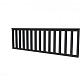 Douglas hekwerk geschaafd zwart geïmpregneerd 228,5x73 cm