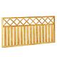Rechthek met trellis geschaafd groen geïmpregneerd grenenhout 180x90 cm