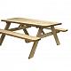 Picknicktafel Easy, 6-persoons, bladmaat 180 x 70 cm., opklapbaar