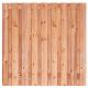 JWOODS Tuinscherm Red Wood 19-planks 180x180 cm Geschaafd