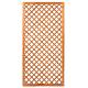 Trellis diagonaal met lijst 90x180 cm onbehandeld gescchaafd hardhout