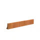 Keerwand recht Cortenstaal 2 mm 200x30 cm