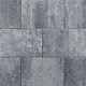 Straksteen 20x30x5 cm Grijs/Zwart