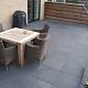 Betontegels 50x50x4 cm Antraciet met facet