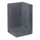 L-Hoekelement 50x50x120 cm (L x Voet x H) Antraciet