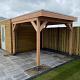 JWOODS Buitenverblijf 300x300 cm, Geschaafd