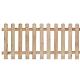 Tuinhek recht geïmpregneerd geschaafd grenen 180x60 cm