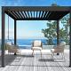 63901 shuttershade aluminium pergola 300x300x255cm charcoal ral 7015 vrijstaand 429225