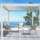 63902 shuttershade aluminium pergola 300x300x255cm white ral 9016 vrijstaand 429239