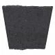64687 gardenwall strak 22 15x18x10 cm nero 454247