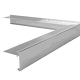 Daktrim Blank Aluminium 50/50x4,5/4,5 cm Buitenhoek