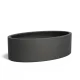 Plantenbak Ellipse met bodem polyester 200x120x60 cm