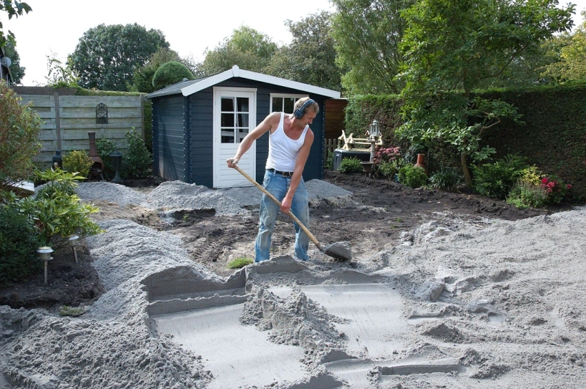 terras aanleggen