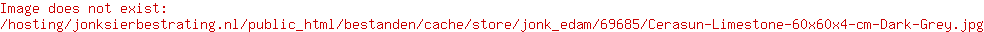 Cerasun Limestone 60x60x4 cm Dark Grey Sierbestrating Jonk B.V.